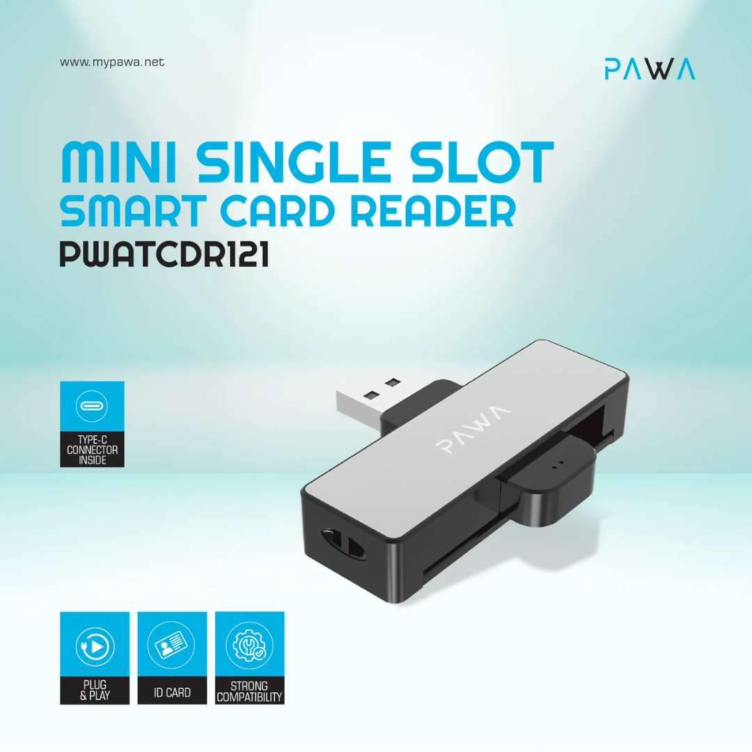 Pawa ATCDR121 Mini Single Slot Smart Card Reader — image 3