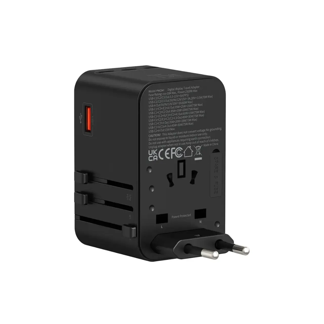 Powerology GAN 75W Universal Charger Black PWCUQC041 — image 3