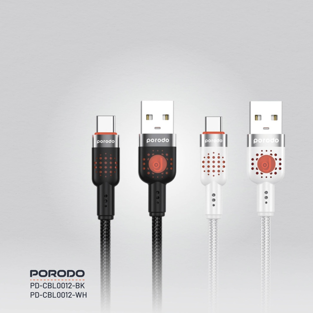 Porodo Braided USB-A to USB-C Cable 1.2M — image 3