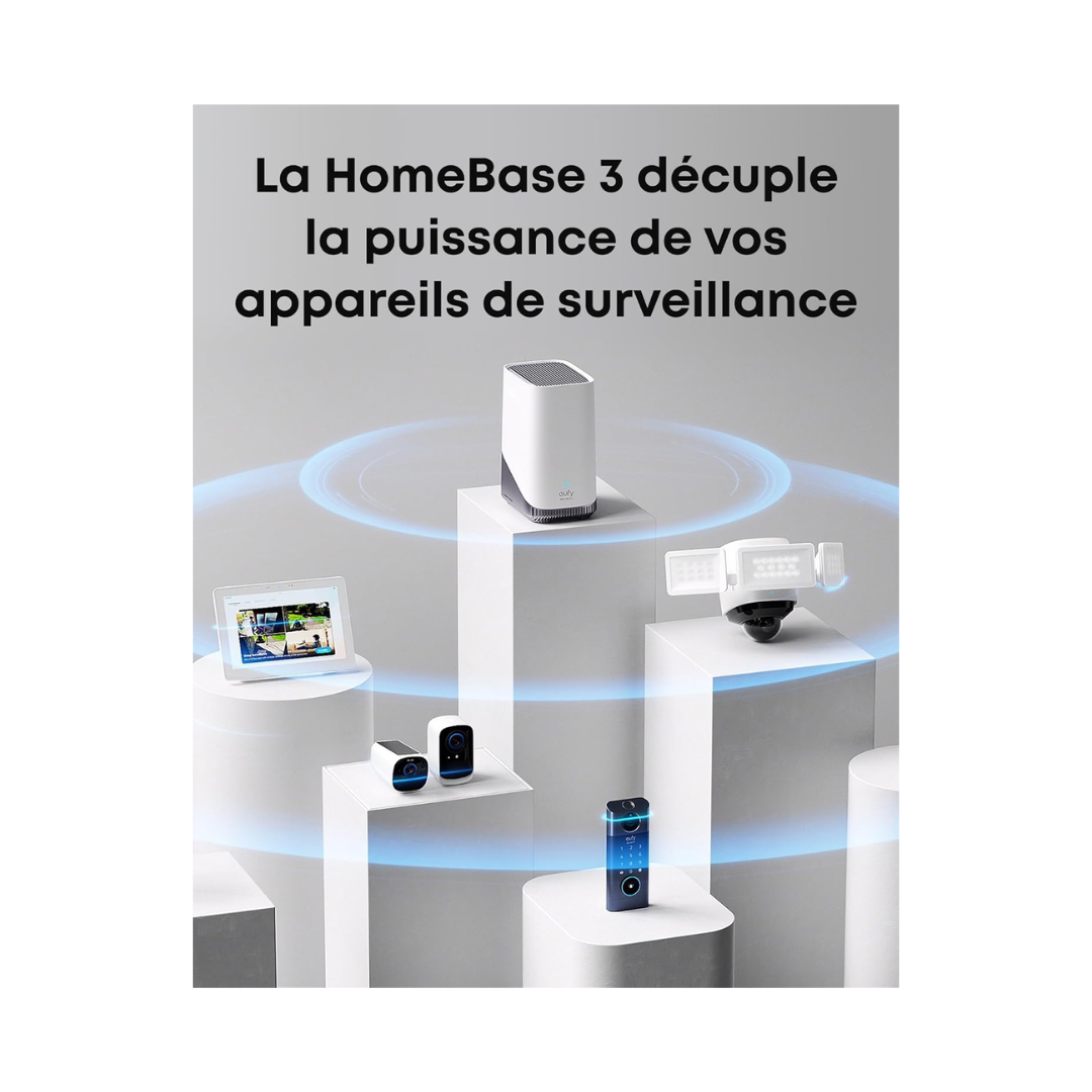ANKER EUFY Security S380 Expandable Storage HomeBase 3 T80303D1 - Buy Smart Security Hub — image 3