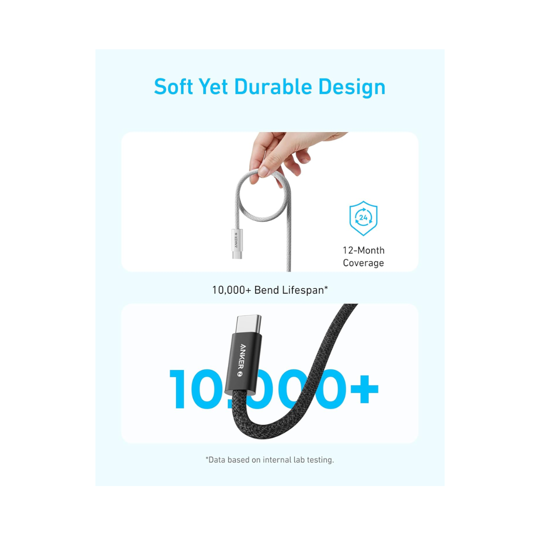 Anker USB-C to USB-C 240W Cable A8060H11 – 1M Fast Charging — image 3