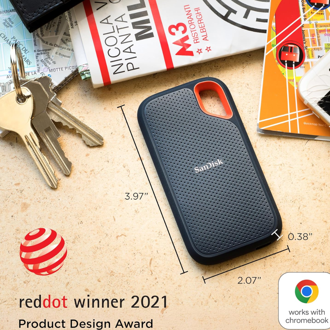 SanDisk Extreme 2TB Portable SSD 1050MBPS (SDSSDE61-2T00-G25) — image 2