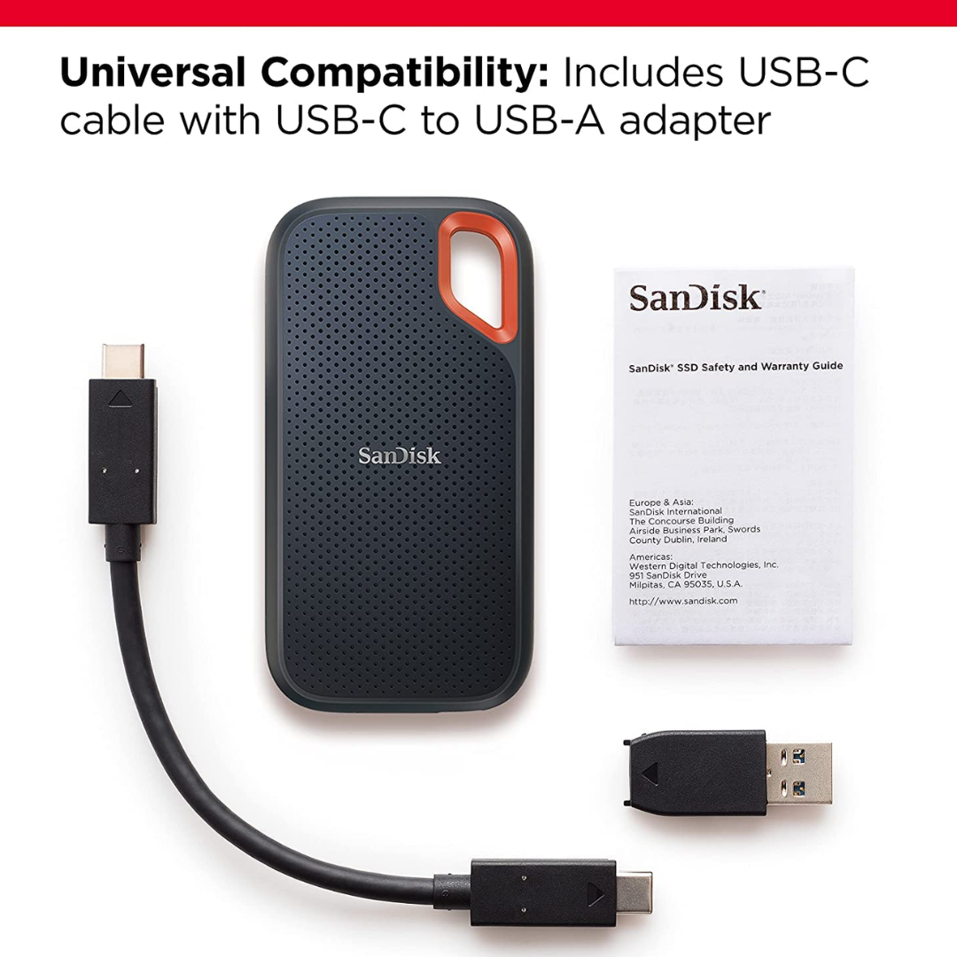 SanDisk Extreme 2TB Portable SSD 1050MBPS (SDSSDE61-2T00-G25) — image 3