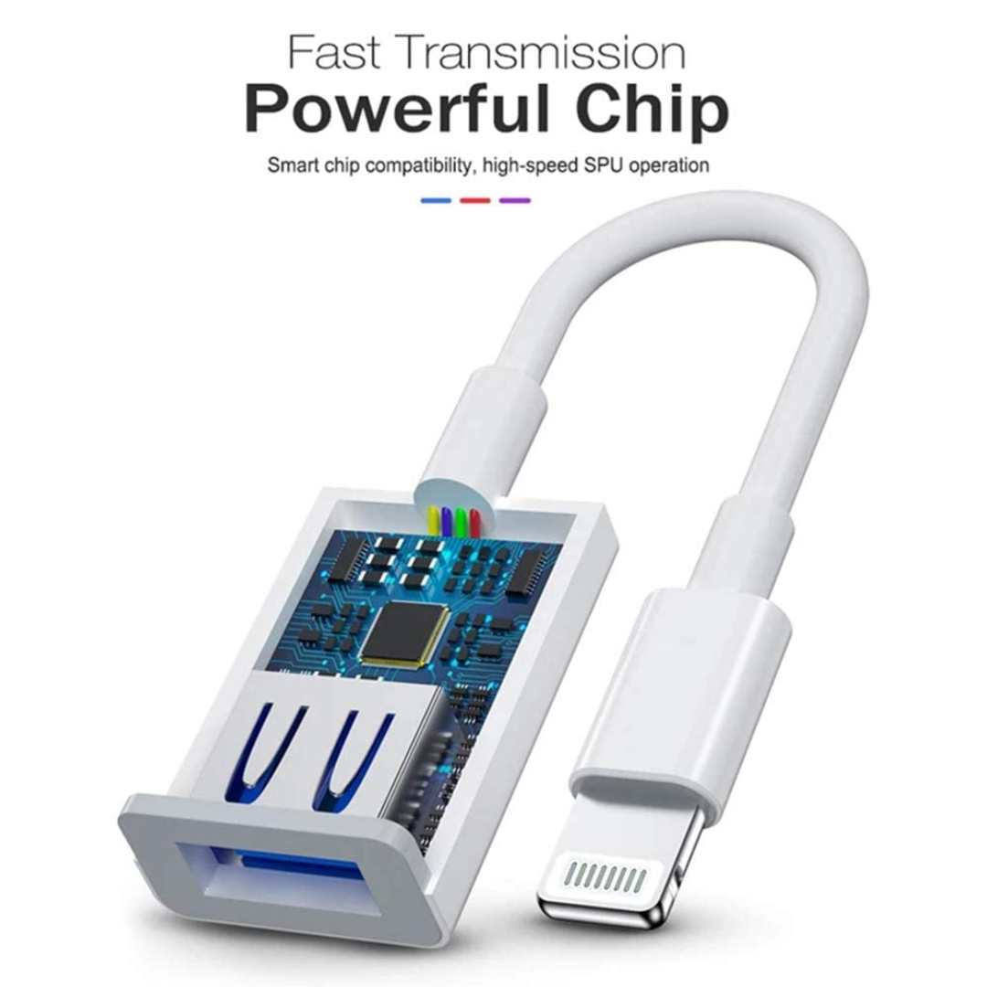 Apple Lightning to USB Camera Adapter - White — image 3