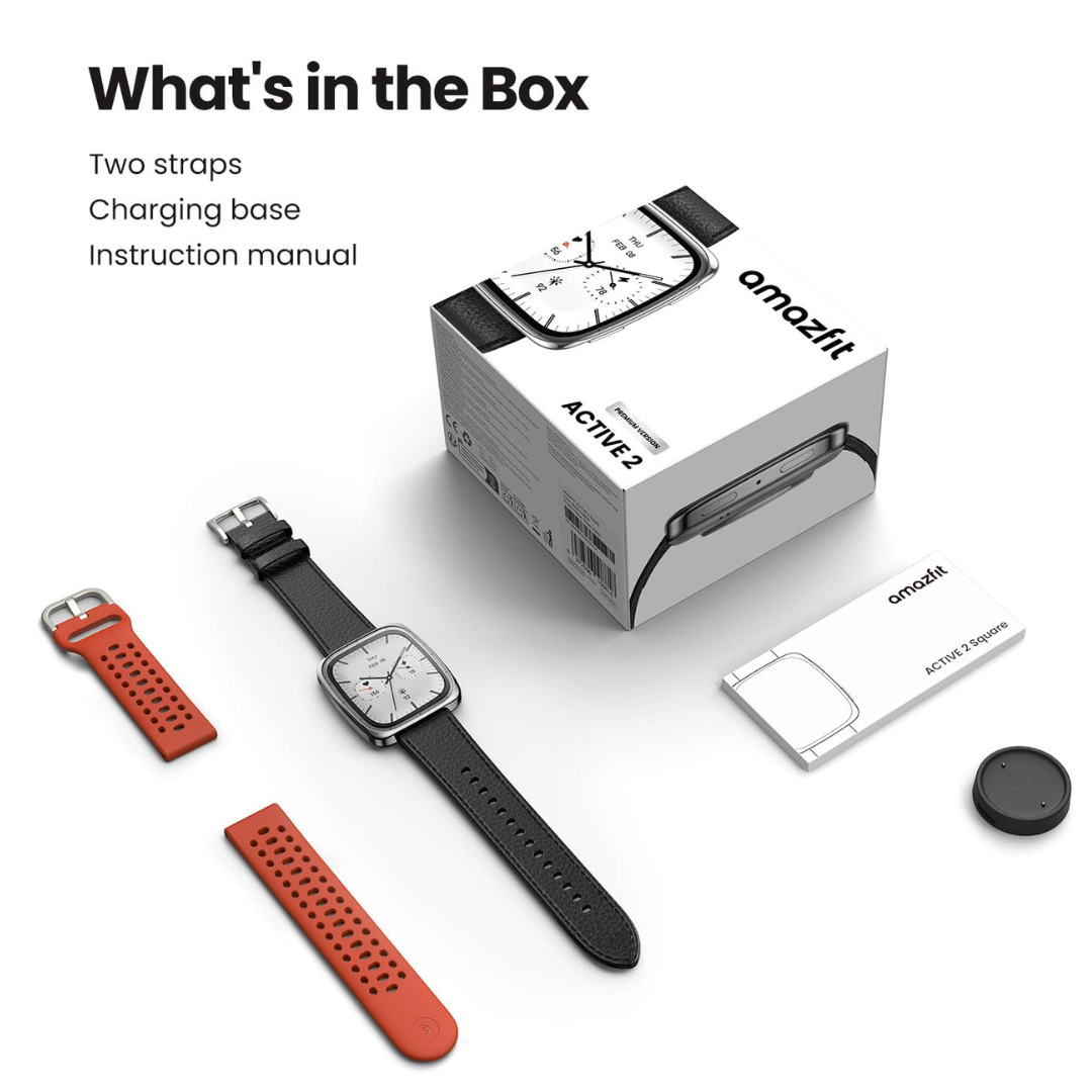 Amazfit Actice 2 Square Premium Version Smart Watch — image 2