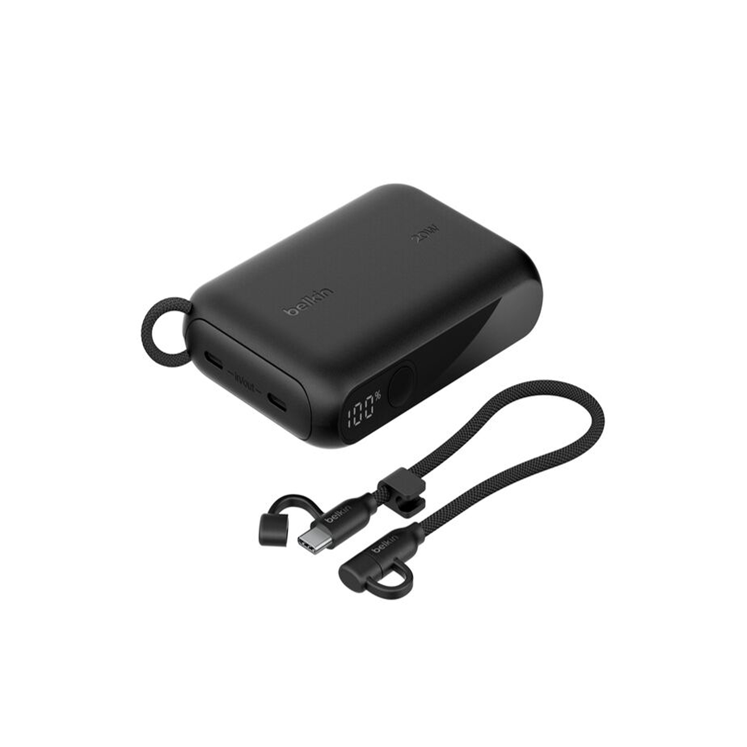 Belkin BOOSTCHARGE POWER BANK 10K W/ DISPLAY, BLACK — image 4