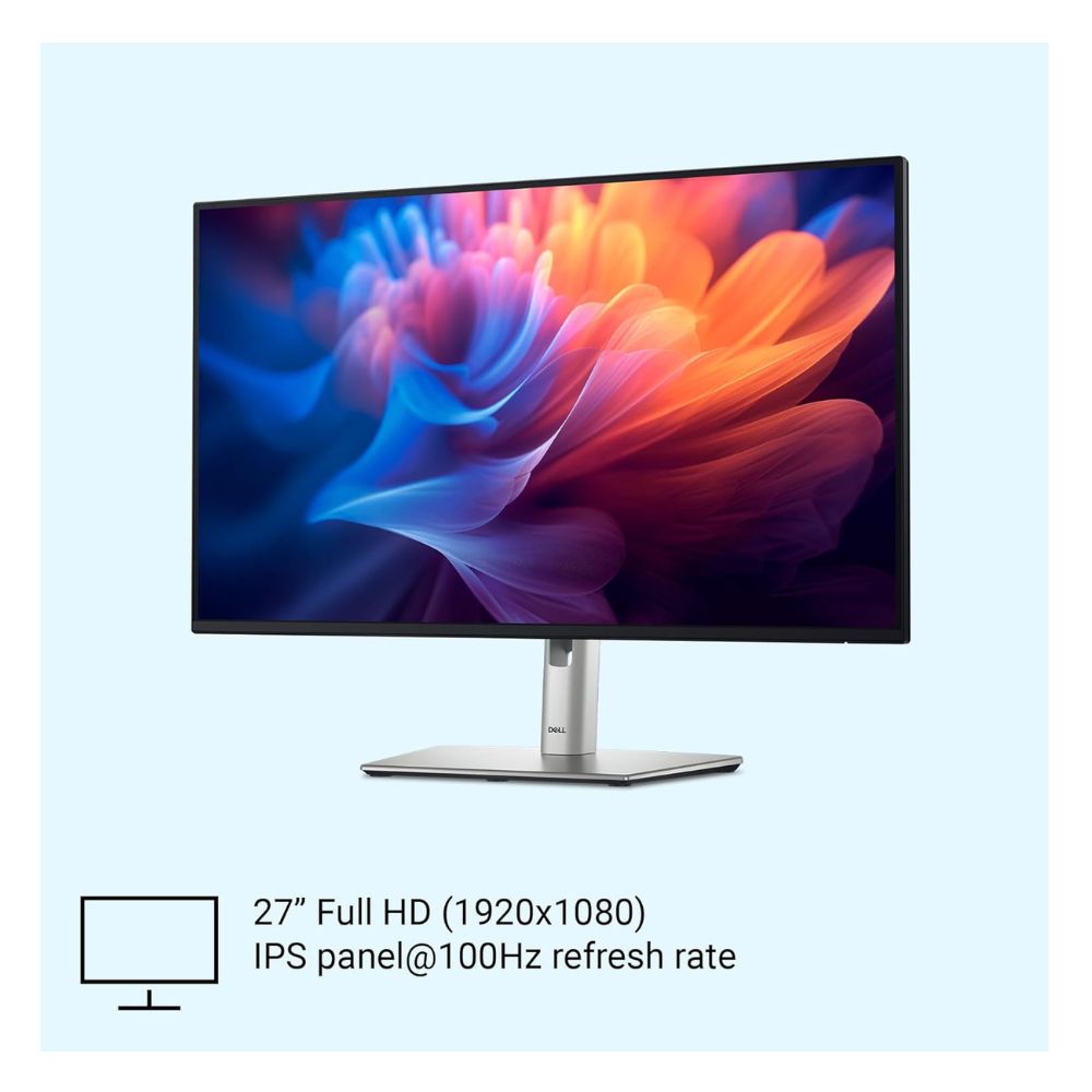 Dell P2725H 27 Inches LED Monitor (VGA, DP, HDMI) — image 2