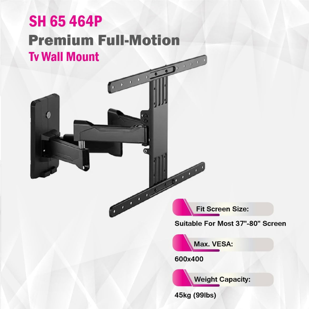 Skill Tech SH 65 464P Premium Full-Motion TV Wall Mount — image 3