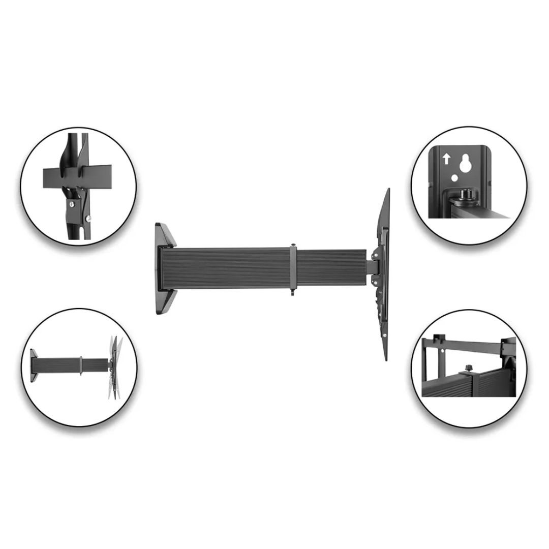 SKILL TECH SH 460P Aluminium Slim Sliding Full-Motion TV Wall Mount — image 3