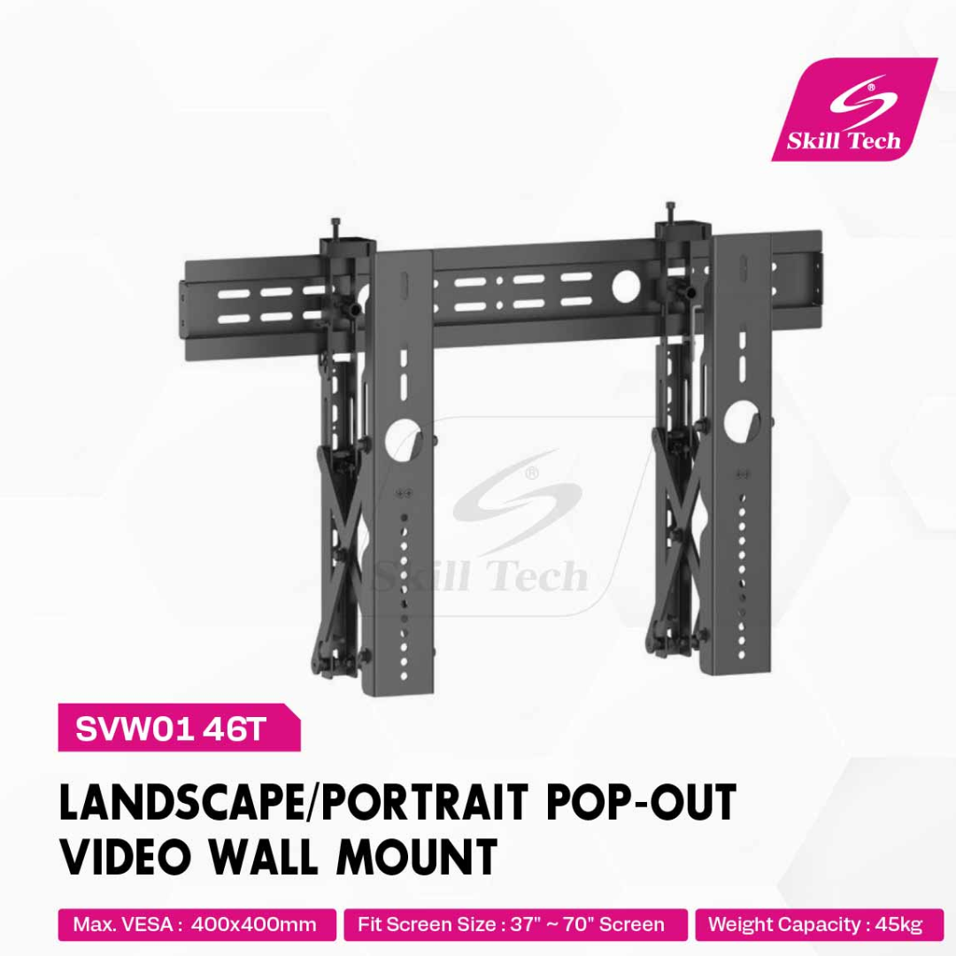 SKILL TECH SVW01 46T Landscape/Portrait Pop-Out Video Wall Mount — image 2