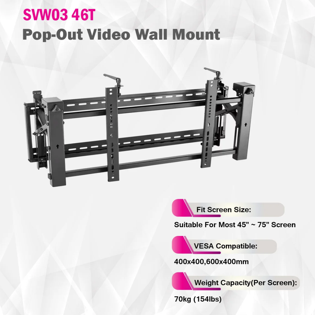 SKILL TECH SVW03 46T Pop-Out Video Wall Mount — image 3