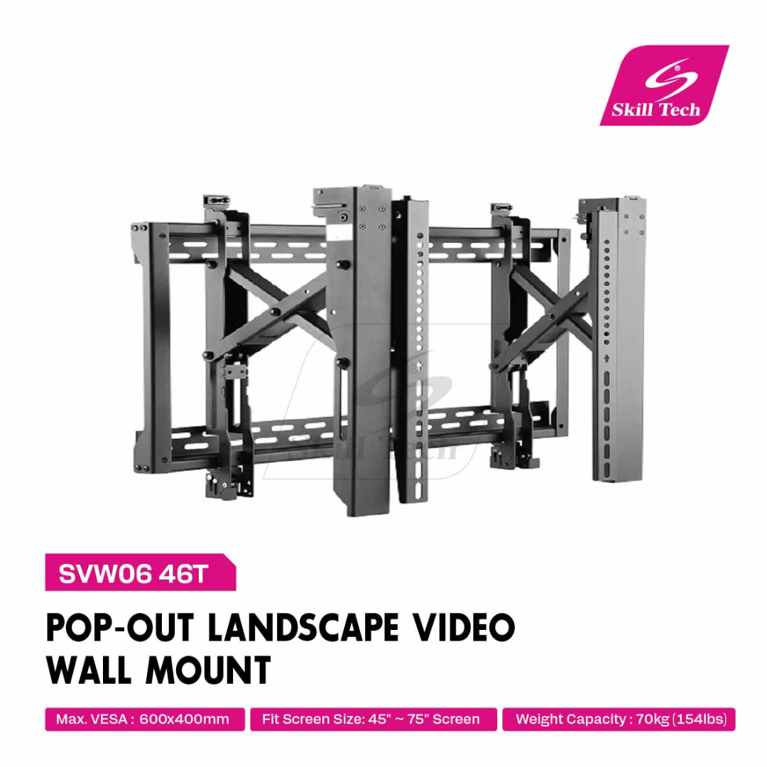 SKILL TECH SVW06 46T Pop-Out Landscape Video Wall Mount — image 4