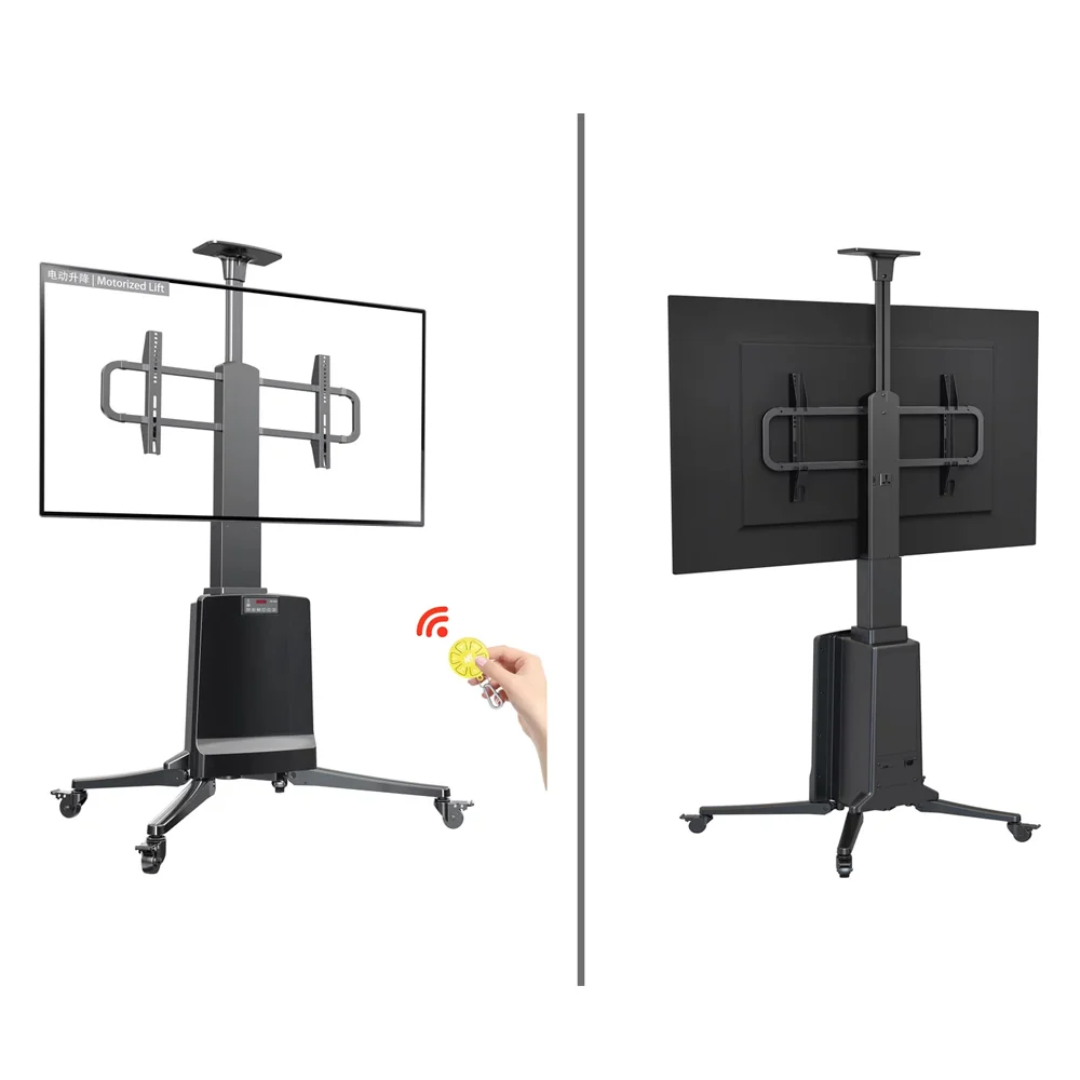 SKILL TECH SH TW85 Motorized Telescopic Height-Adjustable Aluminium TV Stand — image 3