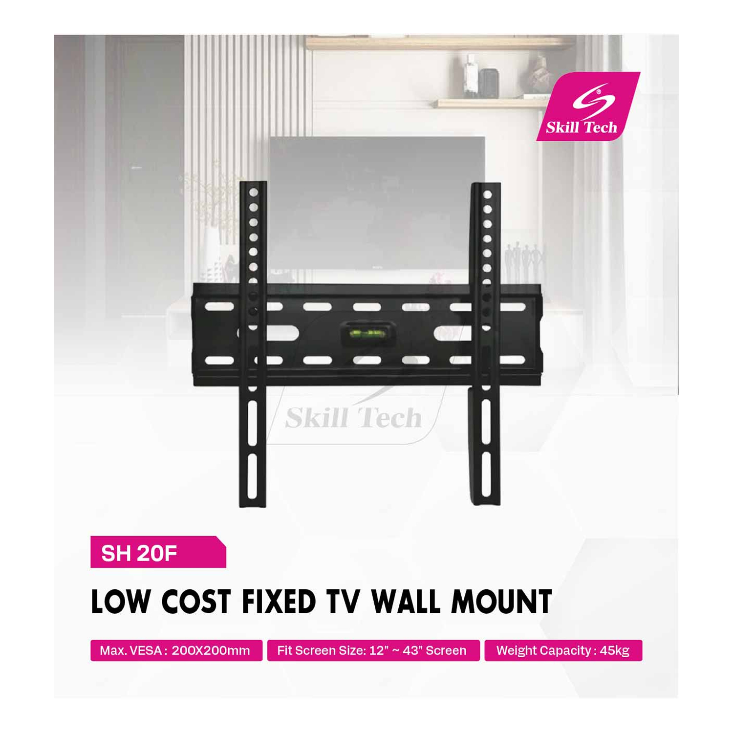 SKILL MOUNT SH 20F Low Cost Fixed TV Wall Mount — image 3