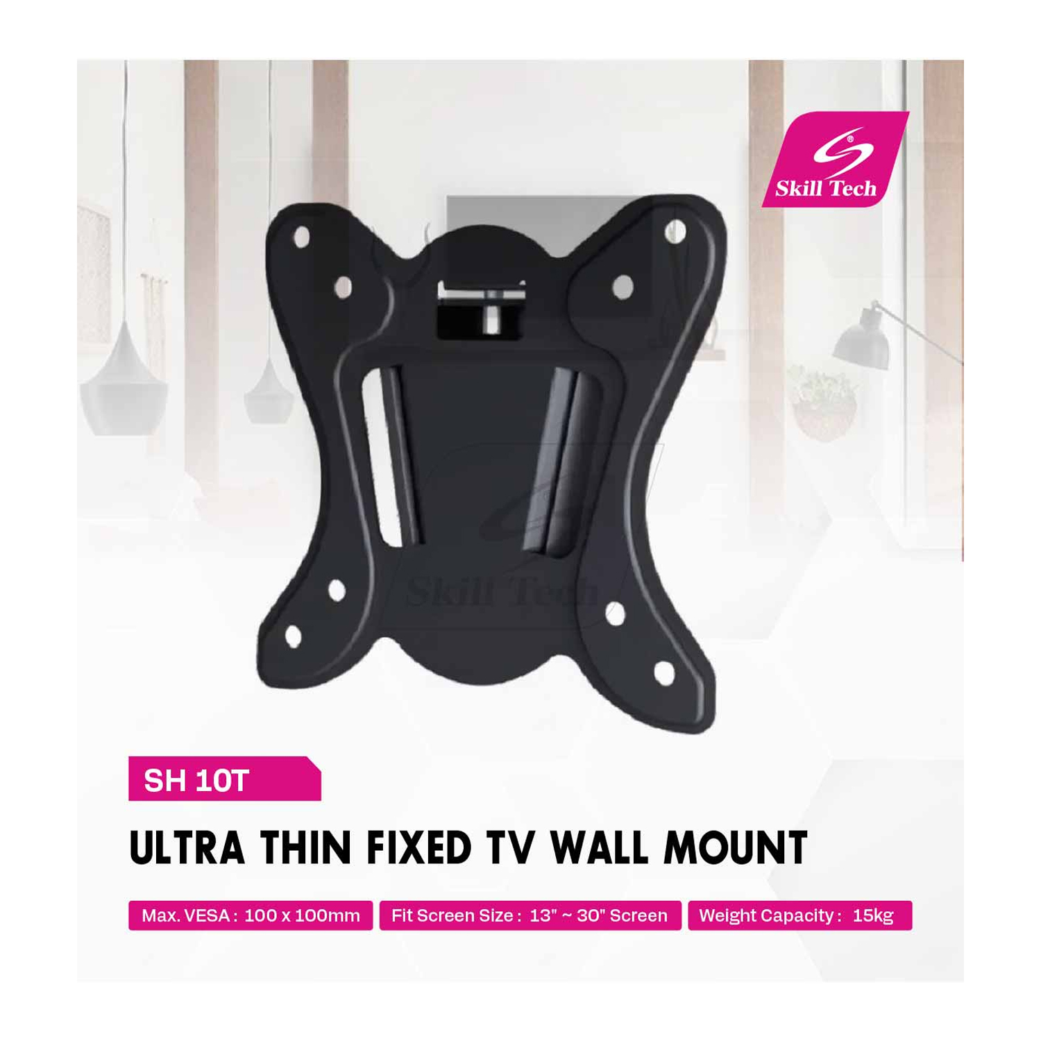 SKILL  MOUNT SH 10T Ultra Thin Fixed TV Wall Mount — image 3