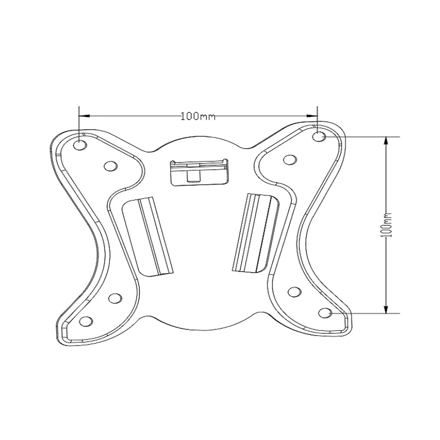 SKILL  MOUNT SH 10T Ultra Thin Fixed TV Wall Mount — image 2