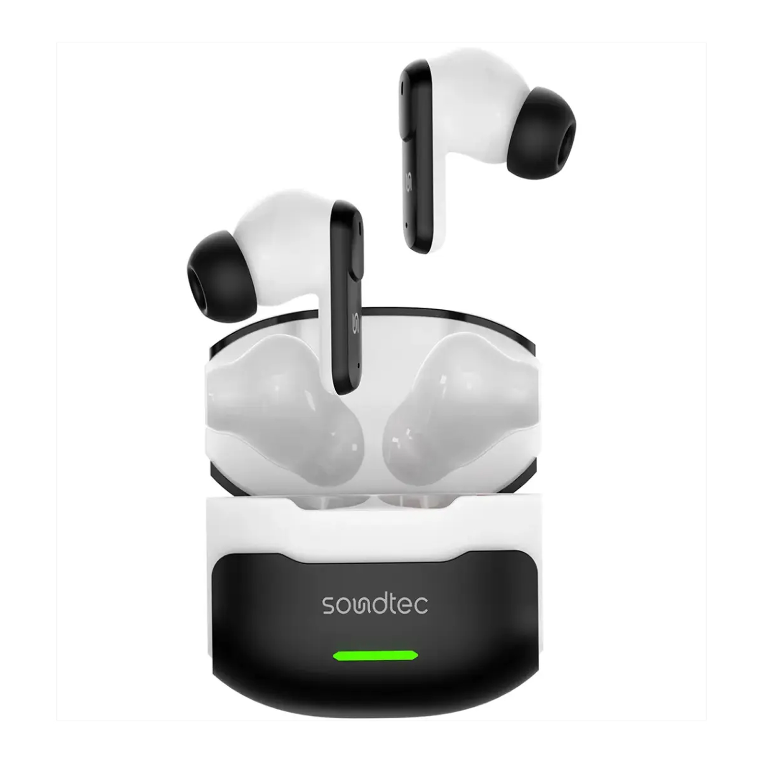 Porodo Prosound TWS Wireless Earbuds Blk-White — image 4