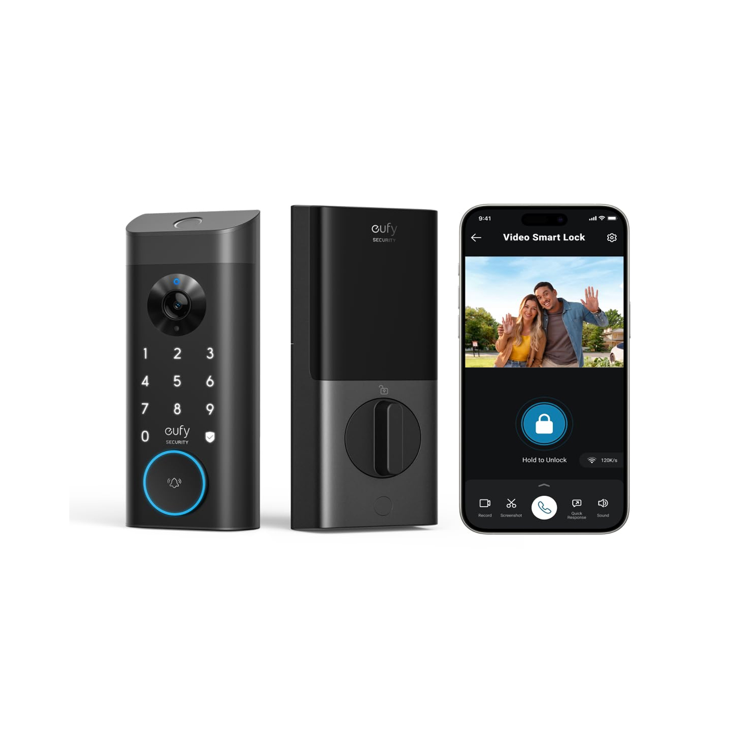 Anker Eufy Smart Video Lock E330 T85311Y1 Light Gray Secure Access — image 1