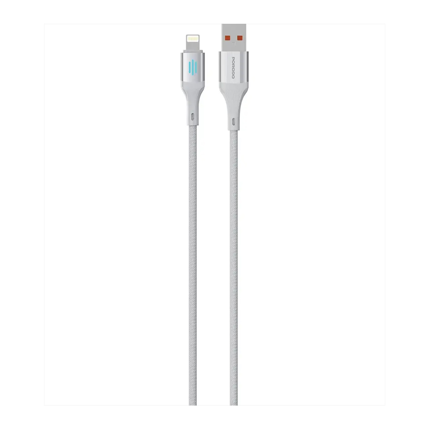 Porodo USB A to Lightning Charging & Data Cable 1M — image 1