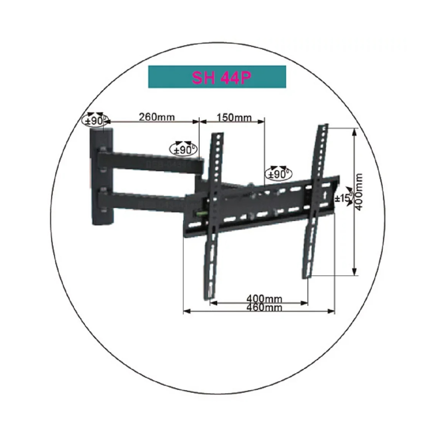 SKILL TECH SH 44P Articulating TV Wall Mount — image 3