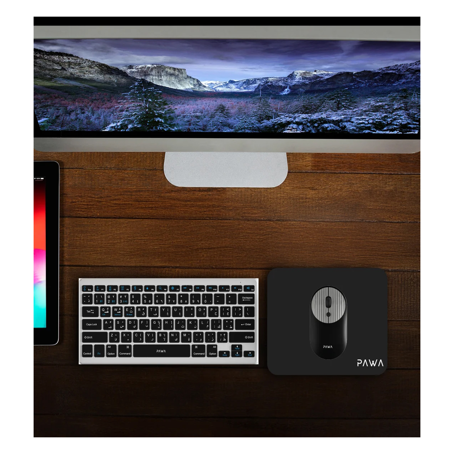 Pawa Dual Mode Combo Wireless Keyboard & Mouse Set — image 3
