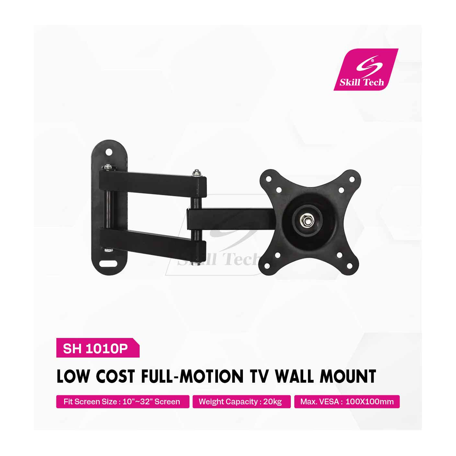 SKILL TECH SH 1010P Low Cost Full-Motion TV Wall Mount — image 3