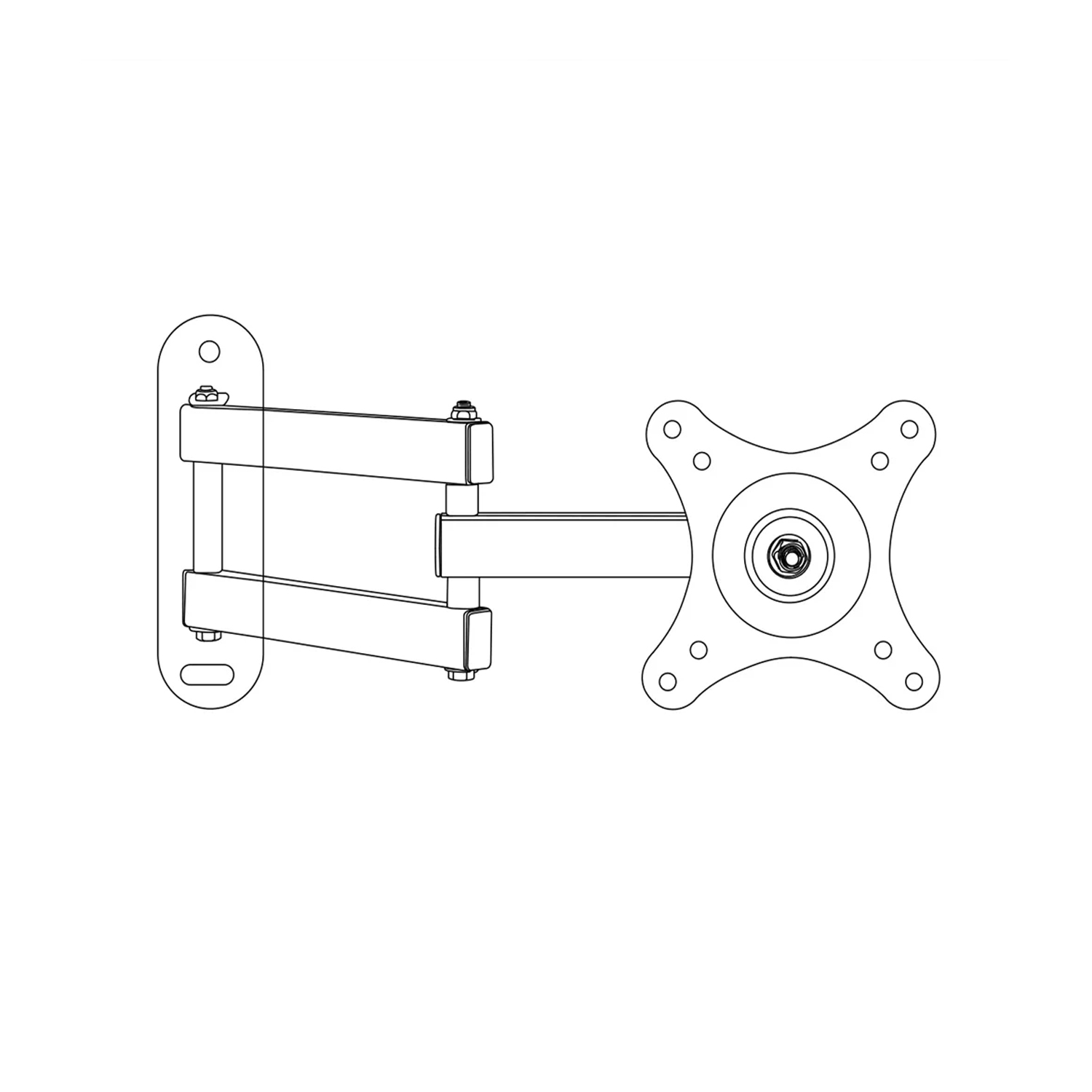 SKILL TECH SH 1010P Low Cost Full-Motion TV Wall Mount — image 2