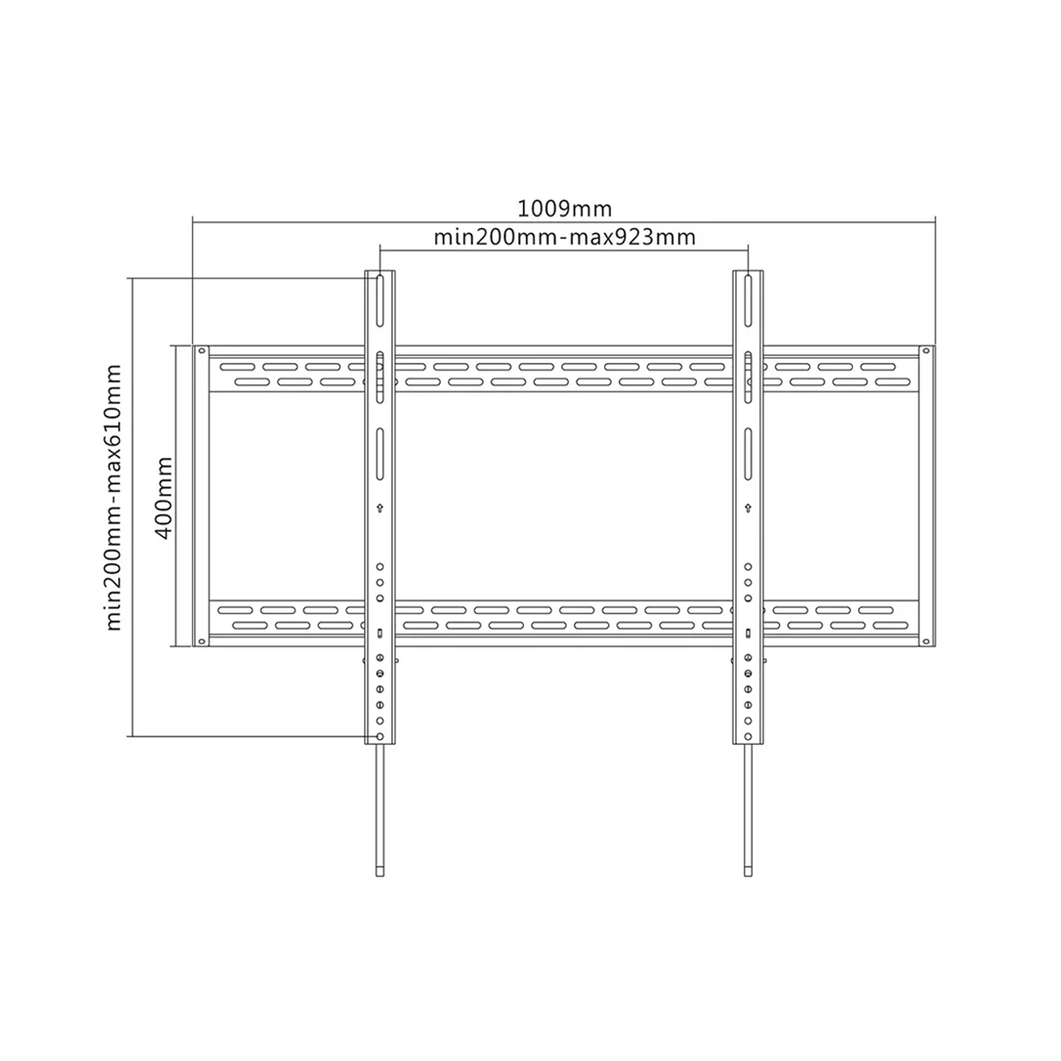SKILL TECH SH 96F Heavy Duty Flat TV Wall Mount With Auto Lock — image 2