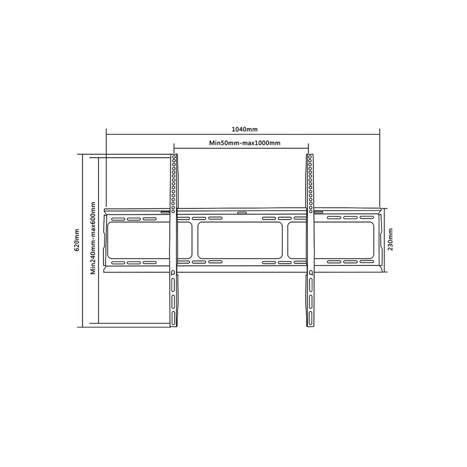 SKILL TECH SH 1060F Fixed LCD/LED/Curved TV Wall Mount — image 2