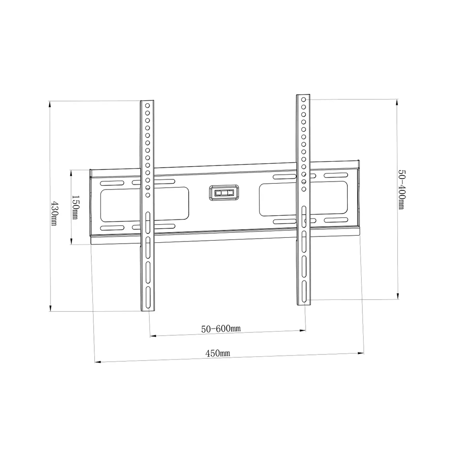 SKILL TECH SH 43F Economy Fixed TV Wall Mount 65 Inch — image 2