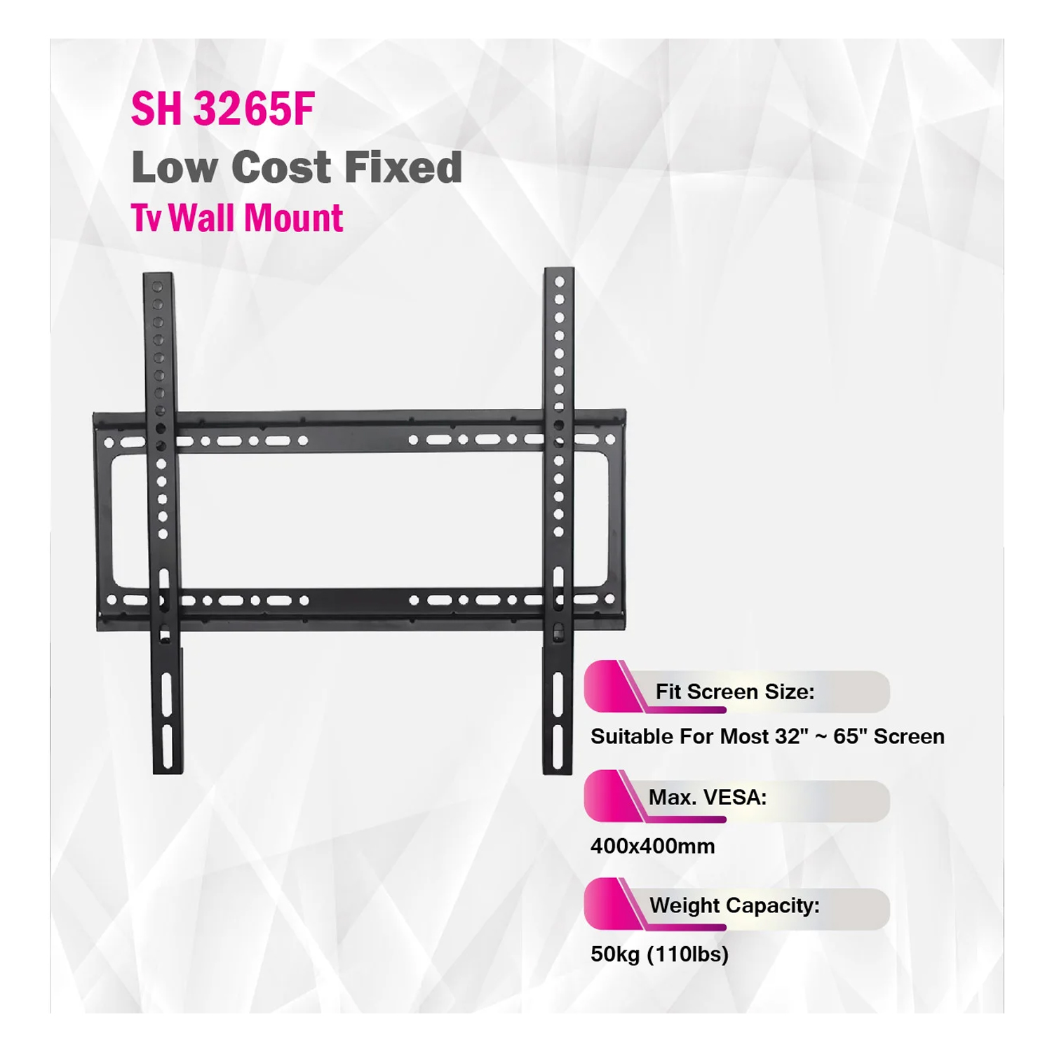 SKILL TECH SH 3265F Low Cost Fixed TV Wall Mount — image 3