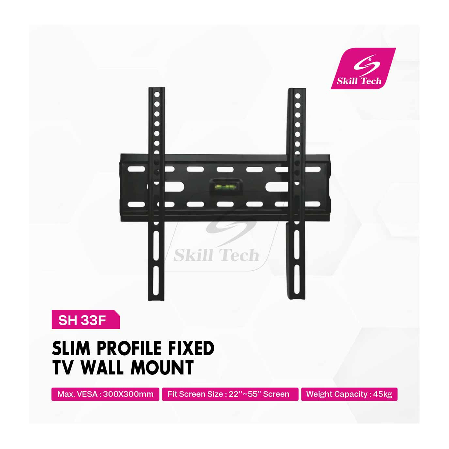 SKILL TECH SH 33F Slim Profile Fixed TV Wall Mount — image 3