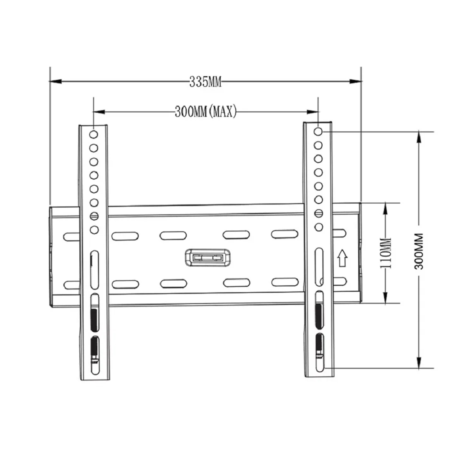 SKILL TECH SH 33F Slim Profile Fixed TV Wall Mount — image 2