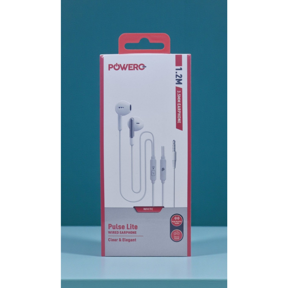 Powero Pulse Lite Wired Earphone with Lighting Connector PR-PLSTEP35 — image 2