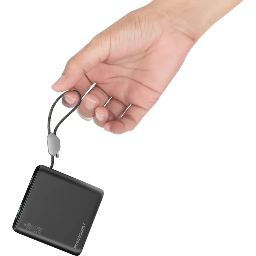 Powerology 15000 mAh Mini Power Bank PD 45W, QC 22.5W PPBCHA60B — image 2