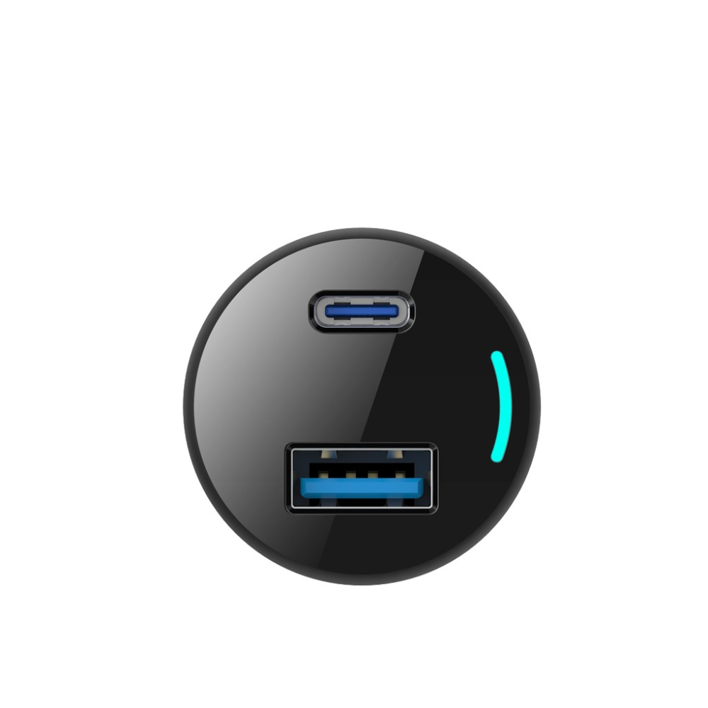 Powerology Dual Port Car Charger PD 65W , 83W Total PCCSR013 — image 2