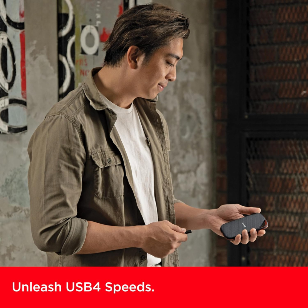 SanDisk Extreme PRO with USB4, 2TB, 40Gbps, up to 3800 MB/s SDSSDE82-2T00-G25 — image 2