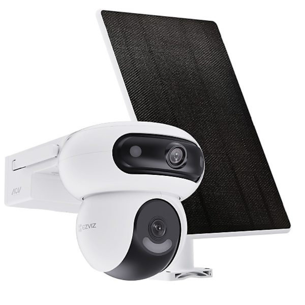 EZVIZ HB90 Dual 2K Smart Battery Camera with Solar Panel Kit — image 1