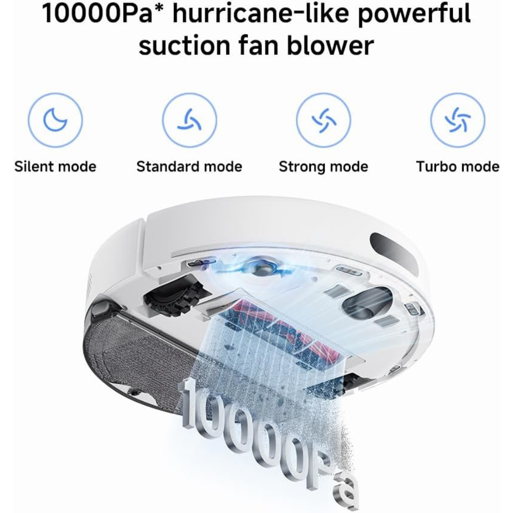 Xiaomi Robot Vacuum S40 UK, 10000Pa suction, 5200 MAH Battery, anti tangle technology, LSD laser navigation, App control. — image 2