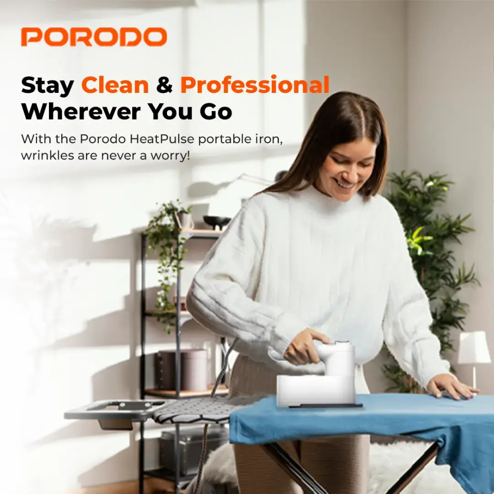 Porodo Heatpulse Portable Steam Iron Pdlfstsiwh — image 3