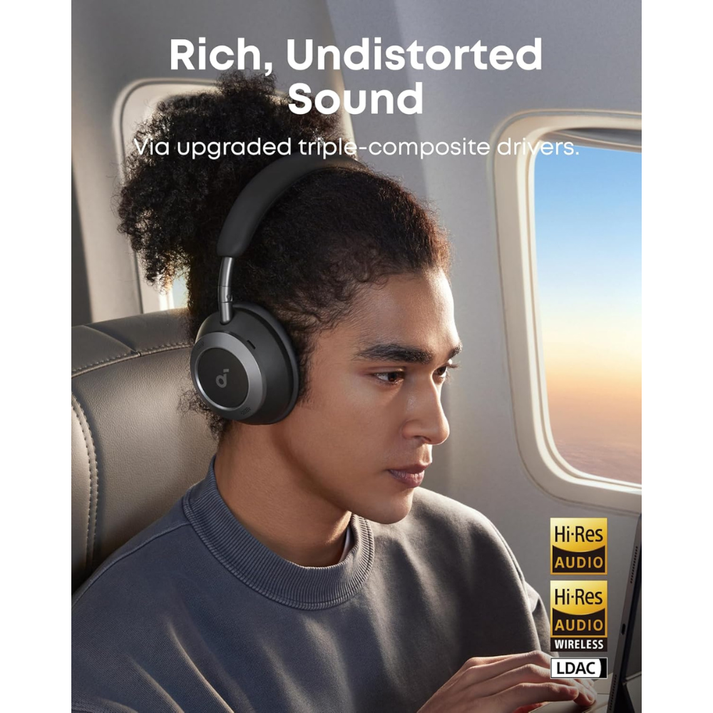 ANKER Soundcore Space One Pro Black A3062H11 Noise Cancelling Headset — image 2