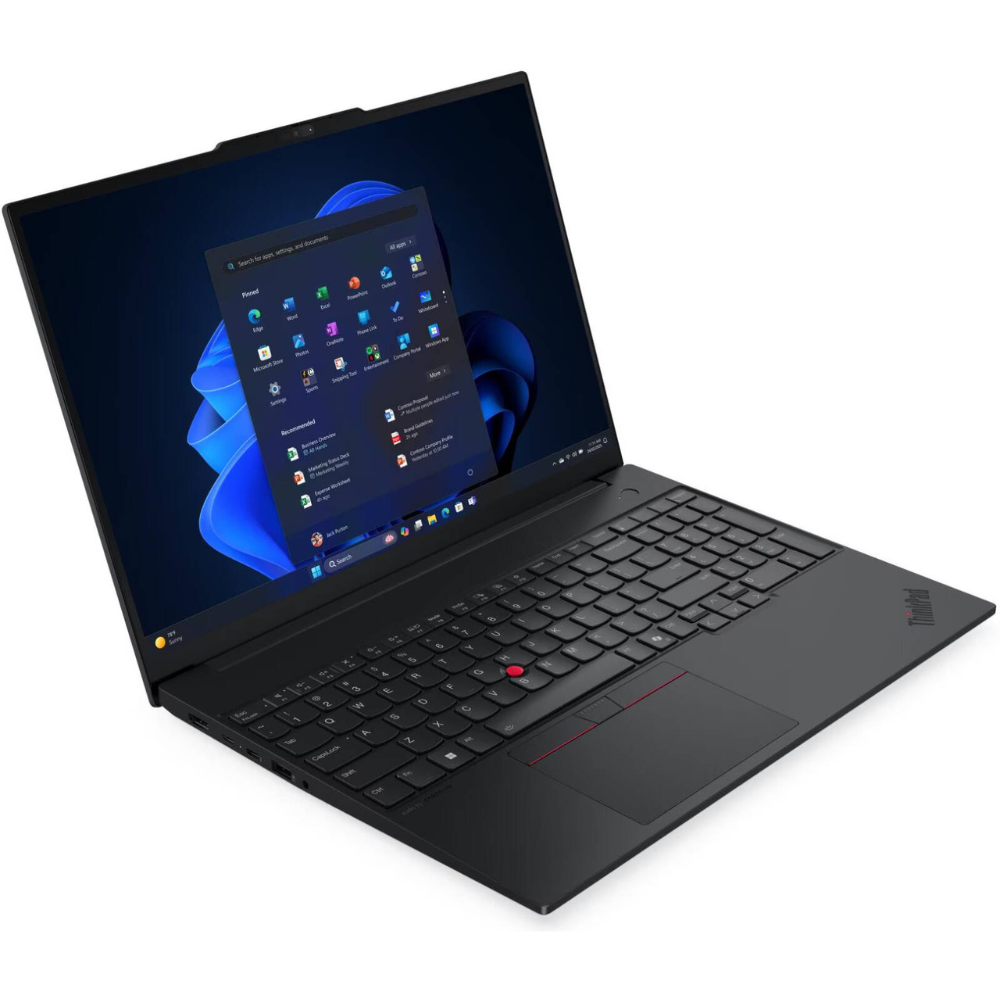Lenovo ThinkPad E16 Gen 3 Laptop, 16" WUXGA IPS 60Hz Display, Intel Core Ultra 7 255H, 16GB RAM, 512GB SSD, Intel Arc 140T GPU, Backlit English (EU) K/B, No OS, Black | 21SR005NGQ — image 3