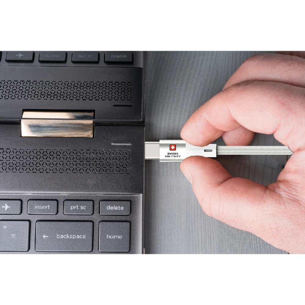 Swiss Military USB C to C 30W 1.2 Meters White — image 3