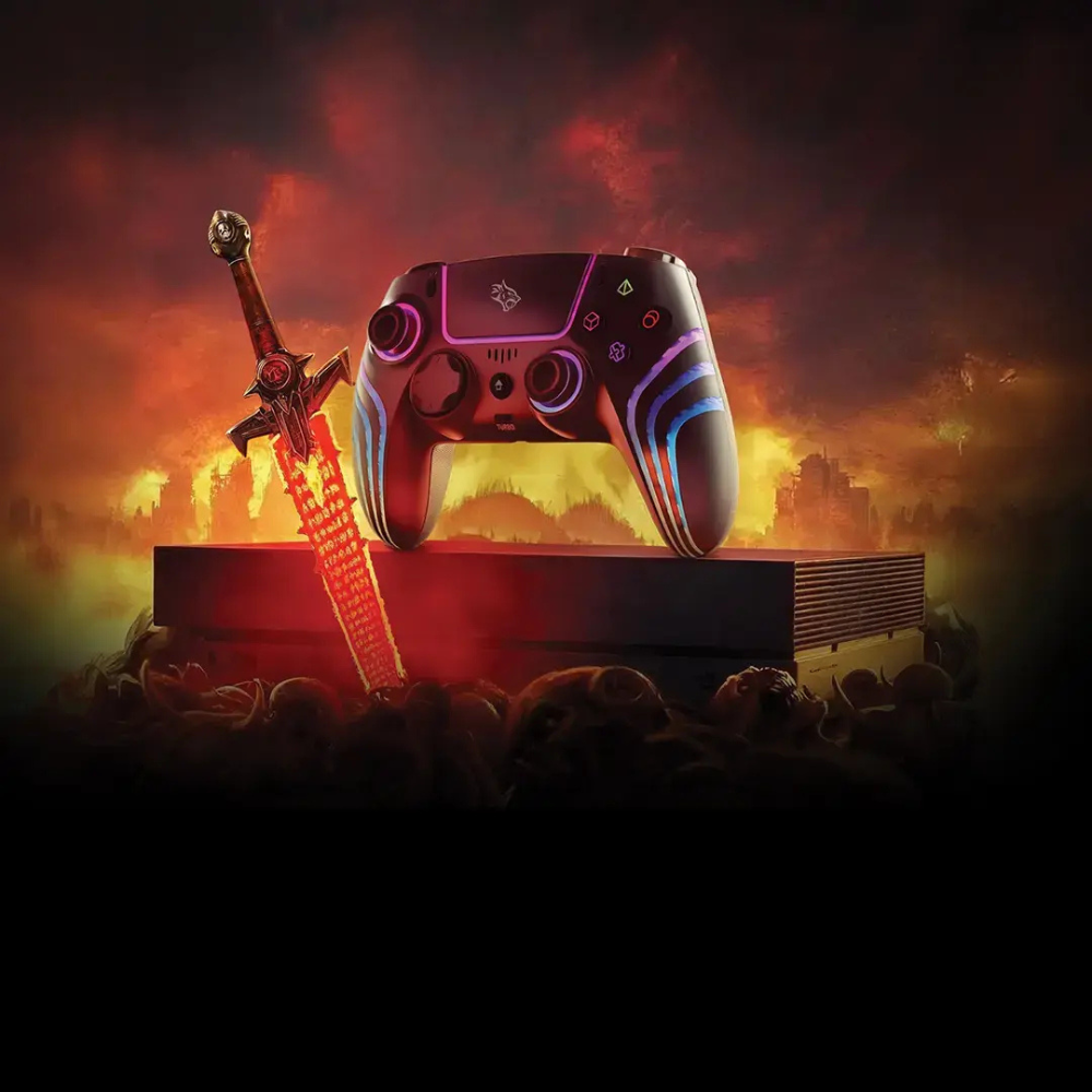 Porodo Gaming Shadowx Wireless PS5 Controller with Touchpad & Vibration PDX641BK — image 2