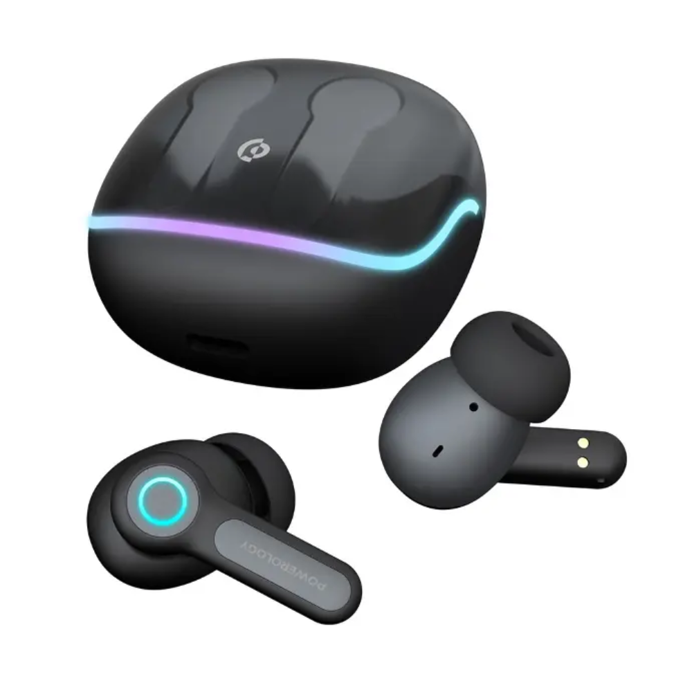 Powerology Quad ENC True Wireless Buds Black PWLAU005BK — image 3
