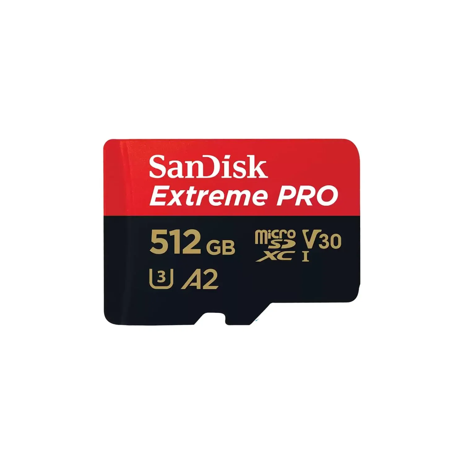 High-Performance SanDisk Extreme PRO 512GB microSDXC Memory Card – 4K 200MB/s with Adapter — image 2