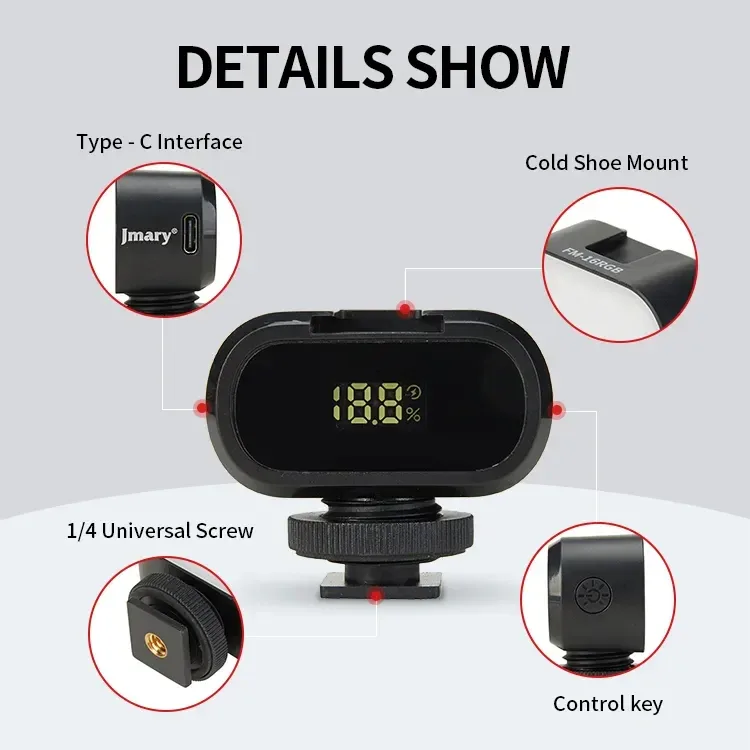 Jmary FM-16RGB Mini RGB Video Portable Rechargeable Photography Light Price in | Future IT — image 1