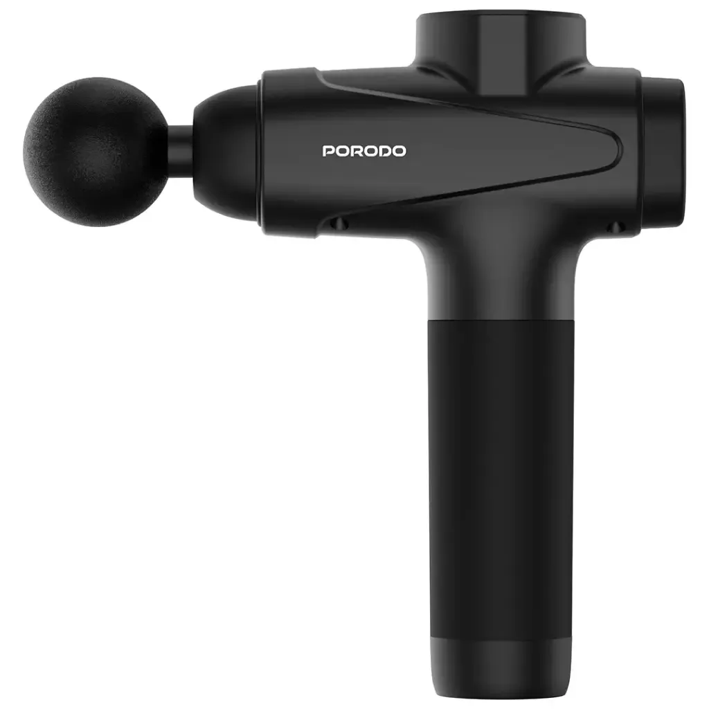 Porodo Lifestyle Multi-Head Deep Massage Gun Black - Ultimate Muscle Relief — image 2