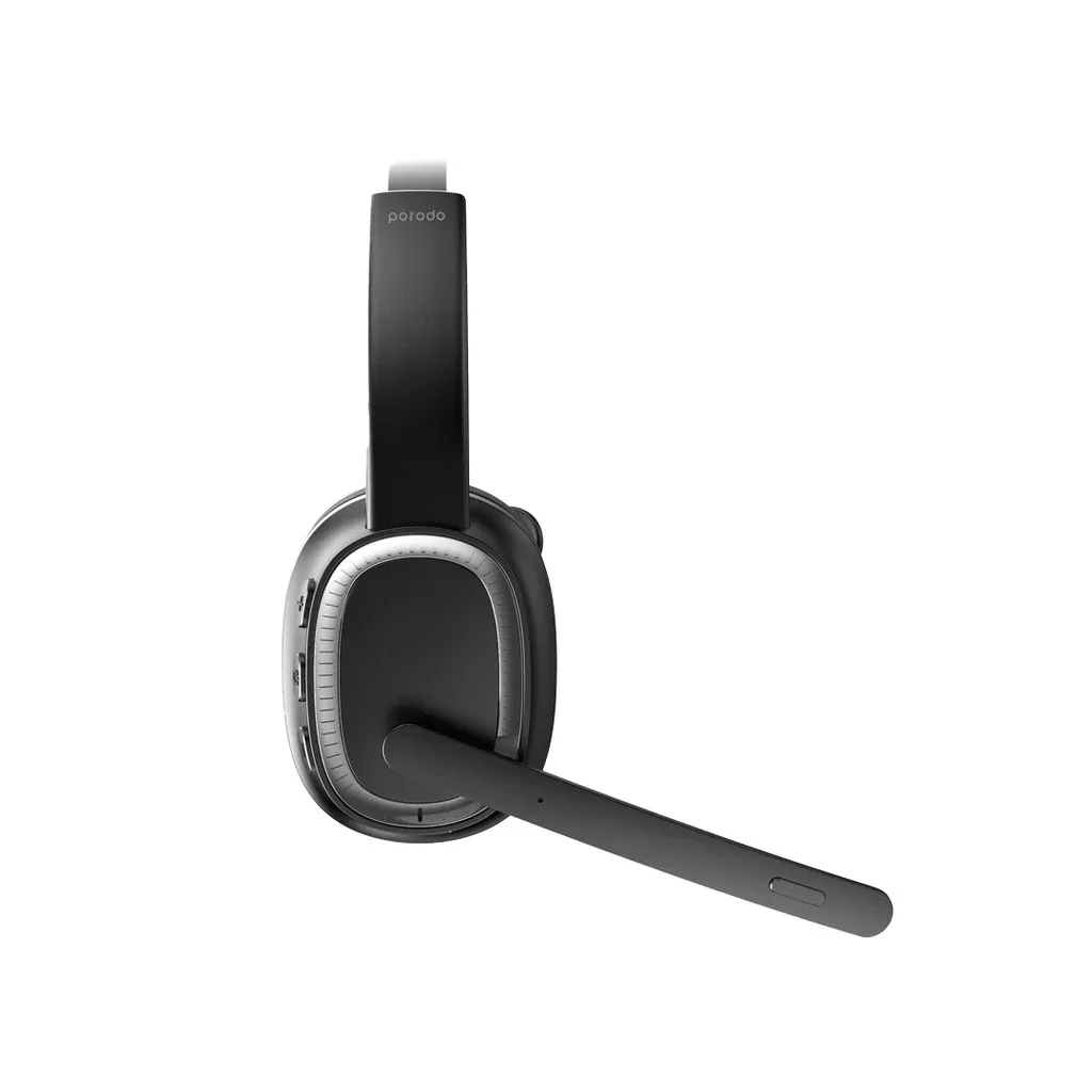 Porodo ENC Wireless Work Headphone Black - Noise Cancelling Bluetooth — image 3