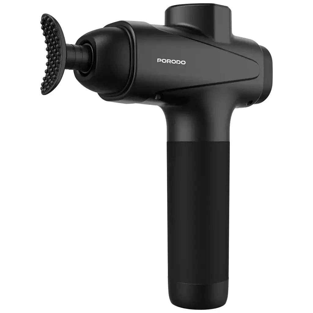 Porodo Lifestyle Multi-Head Deep Massage Gun Black - Ultimate Muscle Relief — image 6